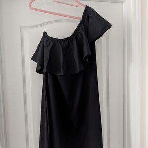 Women's Elegant Black Off-Shoulder Dress